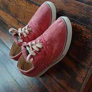 L.L. Bean Kids' Pink Suede Sneakers